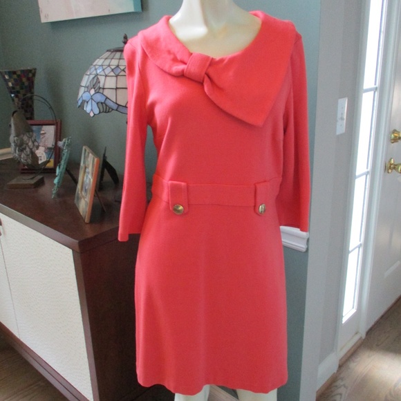 Tibi Dresses & Skirts - Tibi Peach 3/4 Sleeve Dress Small Medium
